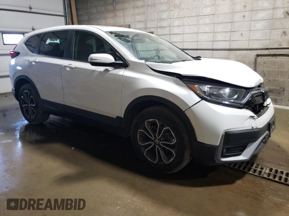 2020 Honda CR-V EX with VIN 2HKRW2H53LH651731, listed as a Copart auction lot 55991695 with 90,450 mi miles and Salvage Title. Bid and sale history available at DreamBid. Image 4.