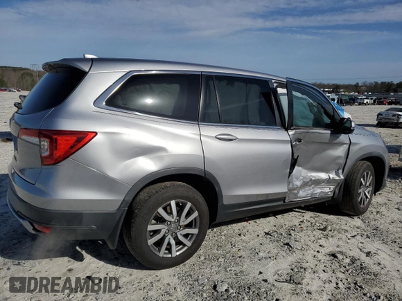 2019 Honda Pilot EX-L with VIN 5FNYF5H53KB034713, listed as a Copart auction lot 48163965 with 68,327 mi miles and Salvage Title. Bid and sale history available at DreamBid. Image 3.