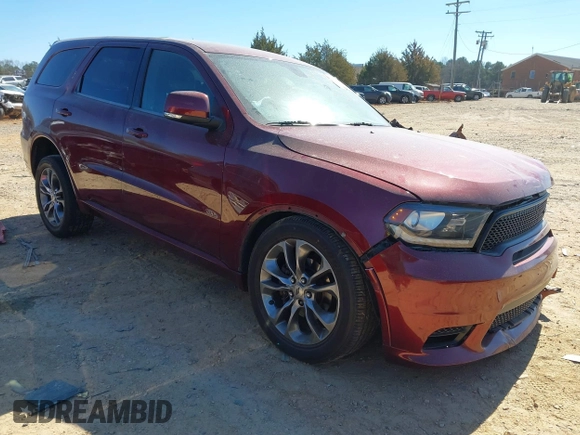2019 Dodge Durango GT z VIN 1C4RDJDG2KC625283, wystawiony jako IAAI lot #41702986 z przebiegiem 191 708 mil mil oraz . Historia ofert i sprzedaży dostępna na DreamBid. Obrazek 1.