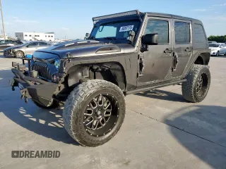 2017 Jeep Wrangler Unlimited Sport with VIN 1C4BJWDG0HL581252, listed as a Copart auction lot 56397115 with 50,683 mi miles and Non repairable. Bid and sale history available at DreamBid. Image 1.