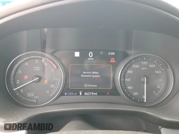 2021 Cadillac XT4 FWD Premium Luxury with VIN 1GYFZCR44MF080763, listed as a Copart auction lot 54059525 with 46,319 mi miles and Salvage Title. Bid and sale history available at carsss.com. Image 9.