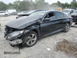 2018 Honda Accord EX-L with VIN 1HGCV1F53JA153086, listed as a Copart auction lot 62653515 with 48,554 mi miles and Salvage title. Bid and sale history available at DreamBid. Image 1.