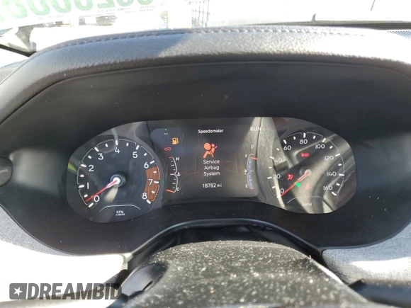 2022 Jeep Compass Latitude Lux with VIN 3C4NJDFB0NT151739, listed as a Copart auction lot 55200065 with 18,782 mi miles and Salvage title. Bid and sale history available at DreamBid. Image 9.