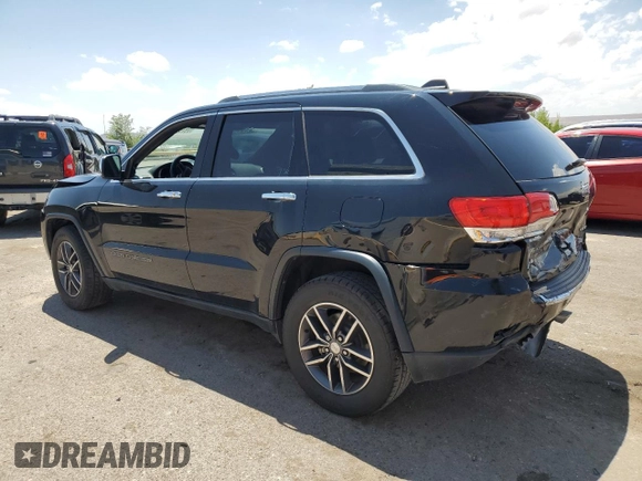 2017 Jeep Grand Cherokee Limited with VIN 1C4RJFBG2HC836517, listed as a Copart auction lot 59794375 with 72,555 mi miles and Salvage title. Bid and sale history available at DreamBid. Image 2.