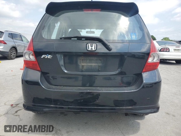 2008 Honda Fit Sport with VIN JHMGD386X8S034118, listed as a Copart auction lot 54849035 with 128,473 mi miles and Clean Title. Bid and sale history available at carsss.com. Image 6.