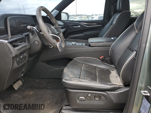 2023 Cadillac Escalade 4WD Sport with VIN 1GYS4FKL0PR211660, listed as a Copart auction lot 53111135 with 26,353 mi miles and Clean title. Bid and sale history available at DreamBid. Image 7.