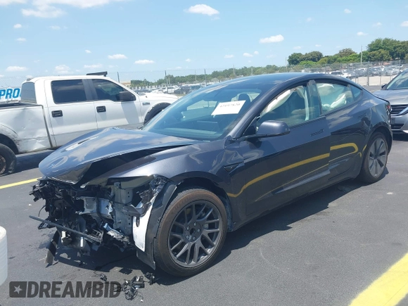 2025 Tesla Model 3 Long Range with VIN 5YJ3E1EA0SF903825, listed as a IAAI auction lot 42197820 with 4,944 mi miles and . Bid and sale history available at DreamBid. Image 17.