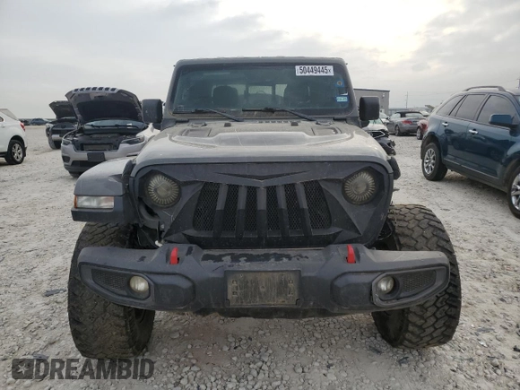 2020 Jeep Gladiator Rubicon z VIN 1C6JJTBG9LL150356, wystawiony jako Copart lot #50449445 z przebiegiem 77 849 mil mil oraz Szkoda całkowita • Salvage title. Historia ofert i sprzedaży dostępna na DreamBid. Obrazek 5.