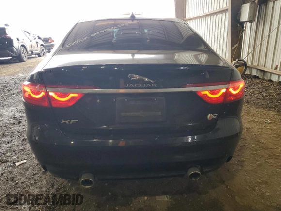 2017 Jaguar XF S with VIN SAJBG4BV1HCY37243, listed as a Copart auction lot 42147675 with 92,250 mi miles and Salvage Title. Bid and sale history available at carsss.com. Image 6.