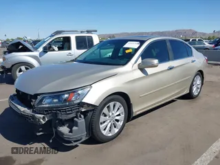 2014 Honda Accord EX-L with VIN 1HGCR2F89EA238038, listed as a IAAI auction lot 42111345 with 97,112 mi miles and . Bid and sale history available at carsss.com. Image 17.
