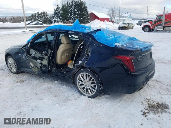 2022 Cadillac CT5 Premium Luxury z VIN 1G6DT5RK5N0135897, wystawiony jako Copart lot #82653464 z przebiegiem 71 654 mil mil oraz Szkoda całkowita • Salvage title. Historia ofert i sprzedaży dostępna na DreamBid. Obrazek 2.
