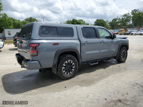 2023 Nissan Frontier PRO-4X with VIN 1N6ED1EK5PN651824, listed as a Copart auction lot 50928645 with 11,319 mi miles and Non Repairable. Bid and sale history available at carsss.com. Image 3.