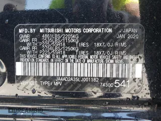 2020 Mitsubishi Outlander ES с VIN JA4AD2A35LJ001182, выставлен на аукционе IAAI как лот 42017800 с пробегом 26 771 миль миль и . История ставок и продаж доступна на DreamBid. Изображение 9.