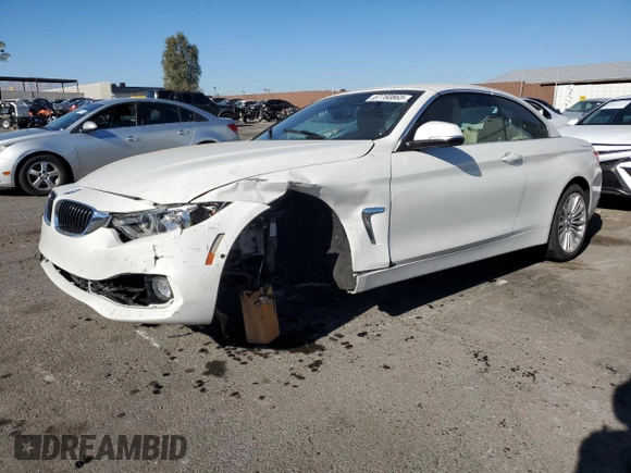 2014 BMW 4 Series 428i with VIN WBA3V7C52EJ872614, listed as a Copart auction lot 87760865 with Not provided miles and Salvage title. Bid and sale history available at DreamBid. Image 1.