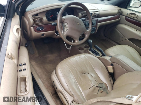 2001 Chrysler Sebring LXi z VIN 1C3EL55U81N557611, wystawiony jako Copart lot #85875574 z przebiegiem 225 083 mil mil oraz Czysty tytuł • Clean title. Historia ofert i sprzedaży dostępna na DreamBid. Obrazek 8.