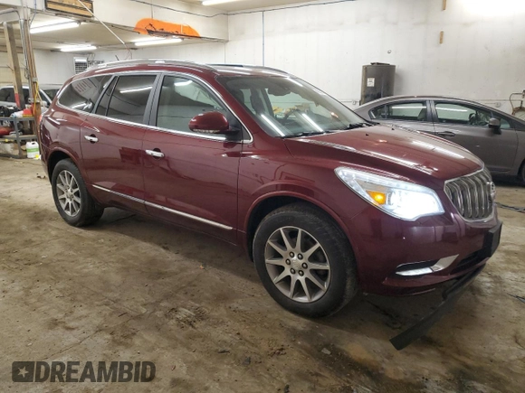 2015 Buick Enclave Leather with VIN 5GAKVBKD7FJ368847, listed as a Copart auction lot 48208815 with 135,176 mi miles and Salvage Title. Bid and sale history available at carsss.com. Image 4.