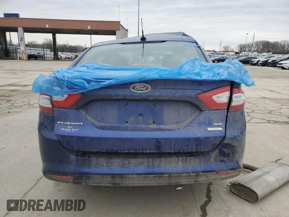2014 Ford Fusion SE with VIN 3FA6P0HD4ER204598, listed as a Copart auction lot 47374615 with Not Provided miles and Salvage Title. Bid and sale history available at DreamBid. Image 6.