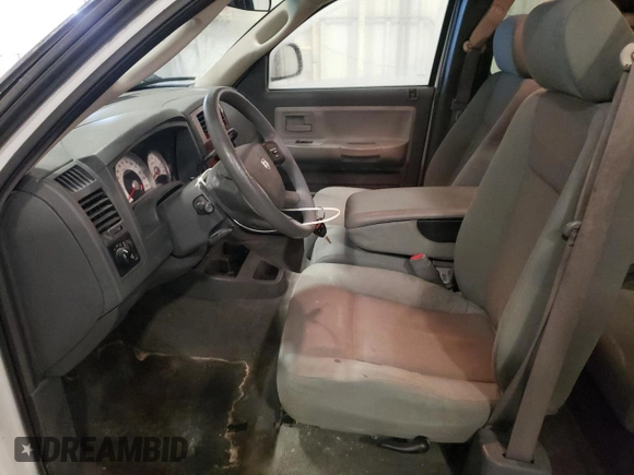 2005 Dodge Dakota SLT with VIN 1D7HW42N95S212320, listed as a Copart auction lot 44769025 with 115,195 mi miles and Non Repairable. Bid and sale history available at DreamBid. Image 7.