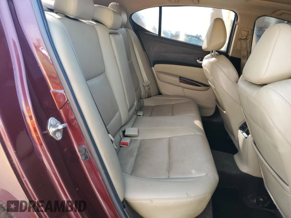 2015 Acura TLX V6 Tech with VIN 19UUB2F50FA022143, listed as a Copart auction lot 53812365 with 162,764 mi miles and Salvage Title. Bid and sale history available at carsss.com. Image 10.