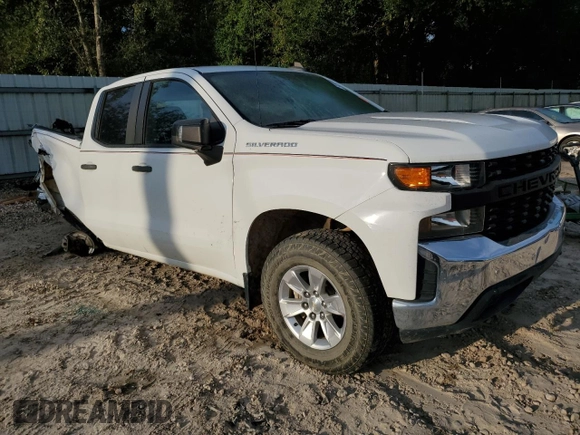 2020 Chevrolet Silverado 1500 Work Truck with VIN 1GCRYAEF7LZ333816, listed as a Copart auction lot 74290974 with 99,562 mi miles and Non Repairable. Bid and sale history available at carsss.com. Image 4.