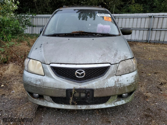 2003 Mazda MPV LX with VIN JM3LW28J030350695, listed as a Copart auction lot 68644034 with 121,200 mi miles and Salvage Title. Bid and sale history available at carsss.com. Image 5.
