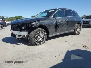2024 Mercedes-Benz GLC 300 z VIN W1NKM4HB2RF110867, wystawiony jako Copart lot #58135055 z przebiegiem 9 630 mil mil oraz Szkoda całkowita • Salvage title. Historia ofert i sprzedaży dostępna na DreamBid. Obrazek 1.