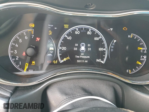 2020 Jeep Grand Cherokee Overland with VIN 1C4RJFCG8LC414033, listed as a Copart auction lot 87403024 with 55,111 mi miles and Salvage Title. Bid and sale history available at carsss.com. Image 9.