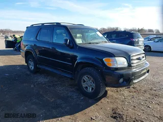 2003 Toyota Sequoia Limited with VIN 5TDBT48A73S146644, listed as a IAAI auction lot 41670937 with 254,916 mi miles. Bid and sale history available at carsss.com. Image 1.