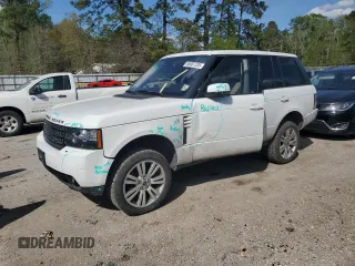 2012 Land Rover Range Rover HSE Lux with VIN SALMF1D40CA387952, listed as a Copart auction lot 50007335 with 108,881 mi miles and Salvage Title. Bid and sale history available at DreamBid. Image 1.