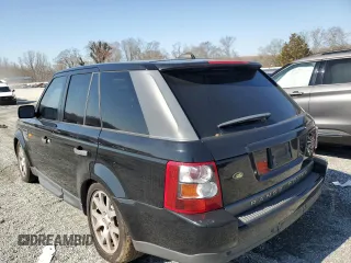 2008 Land Rover Range Rover Sport HSE with VIN SALSF25468A173681, listed as a Copart auction lot 48739455 with 0 mi miles and Salvage Title. Bid and sale history available at carsss.com. Image 2.