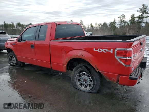2012 Ford F-150 XL with VIN 1FTEX1EM0CKE13970, listed as a Copart auction lot 83695934 with 127,122 mi miles and Salvage Title. Bid and sale history available at carsss.com. Image 2.