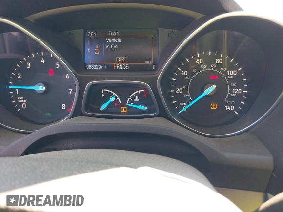 2018 Ford Escape S with VIN 1FMCU0F7XJUB67770, listed as a IAAI auction lot 42160756 with 88,329 mi miles and . Bid and sale history available at DreamBid. Image 7.