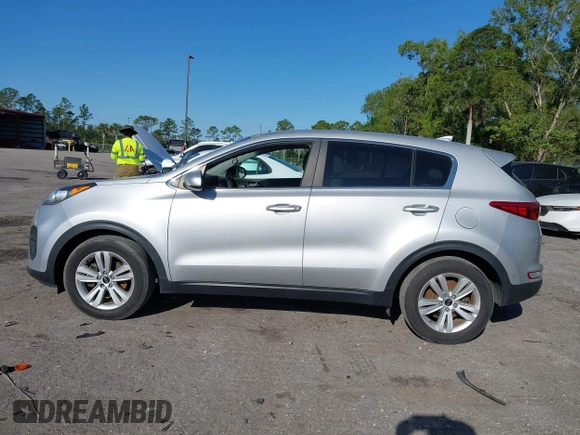 2017 Kia Sportage LX with VIN KNDPM3AC4H7194371, listed as a IAAI auction lot 41774995 with 110,720 mi miles. Bid and sale history available at carsss.com. Image 14.