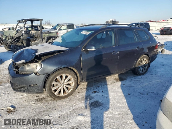 2010 Volkswagen Jetta SportWagen S with VIN 3VWKX7AJXAM628051, listed as a Copart auction lot 41629895 with 154,372 mi miles and Salvage Title. Bid and sale history available at carsss.com. Image 1.