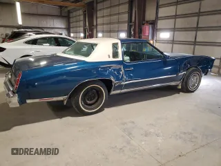 1976 Chevrolet Monte Carlo with VIN 1H57V6D483055, listed as a Copart auction lot 55043985 with 18,625 mi miles and Salvage title. Bid and sale history available at DreamBid. Image 3.