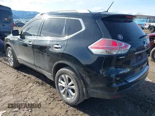 2015 Nissan Rogue SL with VIN 5N1AT2MV6FC834127, listed as a IAAI auction lot 41686500 with 156,810 mi miles and . Bid and sale history available at carsss.com. Image 3.