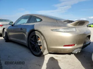 2014 Porsche 911 Carrera with VIN WP0AA2A90ES107197, listed as a Copart auction lot 75607494 with 0 mi miles and Salvage Title. Bid and sale history available at carsss.com. Image 2.