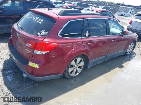 2012 Subaru Outback 3.6R Limited with VIN 4S4BRDKC4C2269474, listed as a IAAI auction lot 41998998 with 170,389 mi miles. Bid and sale history available at carsss.com. Image 4.