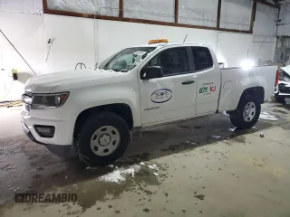 2019 Chevrolet Colorado 2WD Work Truck z VIN 1GCHSBEA0K1308065, wystawiony jako Copart lot #46357445 z przebiegiem 63 231 mil mil oraz Szkoda całkowita • Salvage title. Historia ofert i sprzedaży dostępna na DreamBid. Obrazek 1.