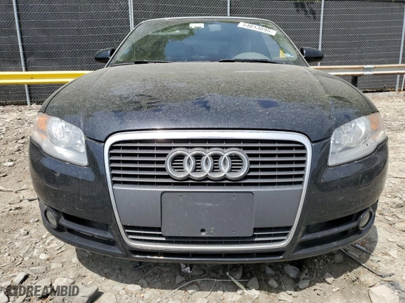 2007 Audi A4 2.0T with VIN WAUAF48H07K031118, listed as a Copart auction lot 54013895 with 107,104 mi miles and Clean Title. Bid and sale history available at carsss.com. Image 5.