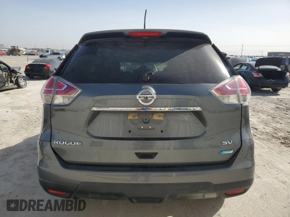 2014 Nissan Rogue SV with VIN 5N1AT2MT7EC795772, listed as a Copart auction lot 48266205 with 119,939 mi miles and Salvage Title. Bid and sale history available at carsss.com. Image 6.