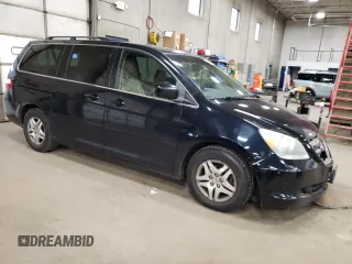 2007 Honda Odyssey EX-L with VIN 5FNRL38717B123111, listed as a Copart auction lot 52906645 with 235,188 mi miles and Salvage Title. Bid and sale history available at carsss.com. Image 4.
