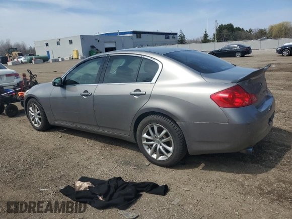 2007 Infiniti G35 with VIN JNKBV61F27M817083, listed as a Copart auction lot 54316065 with 217,079 mi miles and Clean Title. Bid and sale history available at DreamBid. Image 2.