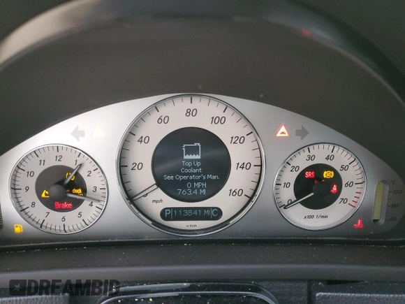 2008 Mercedes-Benz CLK 350 with VIN WDBTK56F08F234873, listed as a Copart auction lot 43166075 with 113,841 mi miles and Salvage title. Bid and sale history available at DreamBid. Image 9.