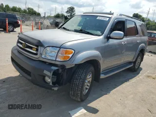 2003 Toyota Sequoia Limited with VIN 5TDBT48A93S176258, listed as a Copart auction lot 80664124 with 195,767 mi miles and Non Repairable. Bid and sale history available at DreamBid. Image 1.