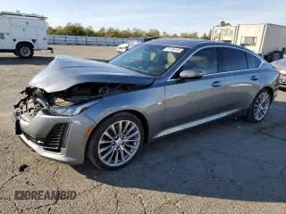 2021 Cadillac CT5 Premium Luxury with VIN 1G6DN5RW4M0132727, listed as a Copart auction lot 81194194 with 31,232 mi miles and Salvage Title. Bid and sale history available at DreamBid. Image 1.