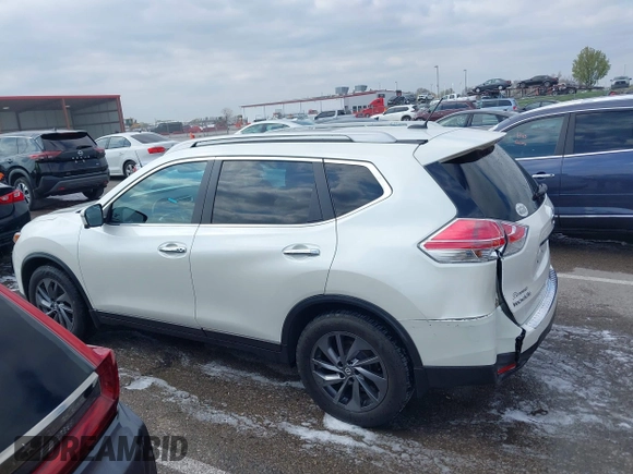 2016 Nissan Rogue SL with VIN 5N1AT2MTXGC807688, listed as a IAAI auction lot 42015737 with 89,849 mi miles. Bid and sale history available at carsss.com. Image 14.