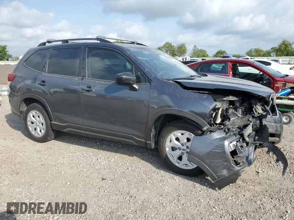 2021 Subaru Forester with VIN JF2SKADC4MH593982, listed as a Copart auction lot 55418575 with 57,706 mi miles and Salvage title. Bid and sale history available at DreamBid. Image 4.