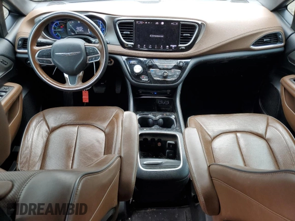 2021 Chrysler Pacifica Hybrid Limited with VIN 2C4RC1S70MR557372, listed as a Copart auction lot 75748774 with 80,322 mi miles and Salvage title. Bid and sale history available at DreamBid. Image 8.