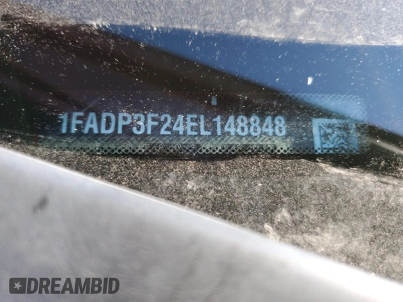 2014 Ford Focus SE with VIN 1FADP3F24EL148848, listed as a Copart auction lot 46056785 with 118,619 mi miles and Non Repairable. Bid and sale history available at DreamBid. Image 14.